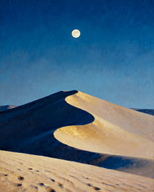 Dünen im Mondlicht von Hayaam Studios