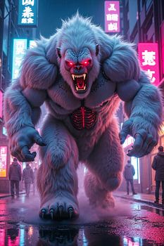 NEON YETI: The Beast in the Heart of the Cyberpunk City