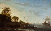 Kust bij de Zuiderzee, Simon de Vlieger van Meesterlijcke Meesters thumbnail