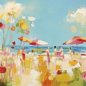 Strandpoëzie van Bianca ter Riet