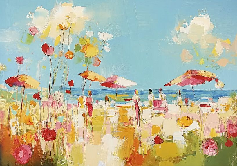 Strandpoëzie van Bianca ter Riet