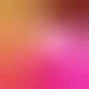 Gradiënt pastel en neon kleurenkunst. Roze, merlotrood, oranje en donkergeel. van Dina Dankers thumbnail