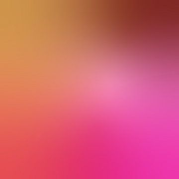 Gradient Pastell und Neon Farbe Kunst. Rosa, merlotrot, orange und dunkelgelb. von Dina Dankers