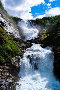 Wasserfall bei Flåm, Norwegen