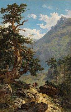 Carlos de Haes-Uphill Trail, Canyon Pay, Antike Landschaft