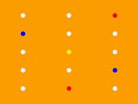 Coloured minimalism with dots by Jenco van Zalk