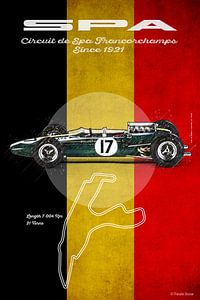 Spa Lotus 33 jim Clark 1965