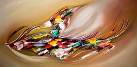 Abstraktes Licht von Gena Theheartofart