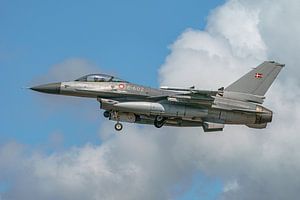 Redémarrage du F-16AM danois lors du meeting aérien de Karup 2022.