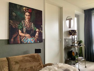 Kundenfoto: Frida Porträt von Wunderbare Kunst