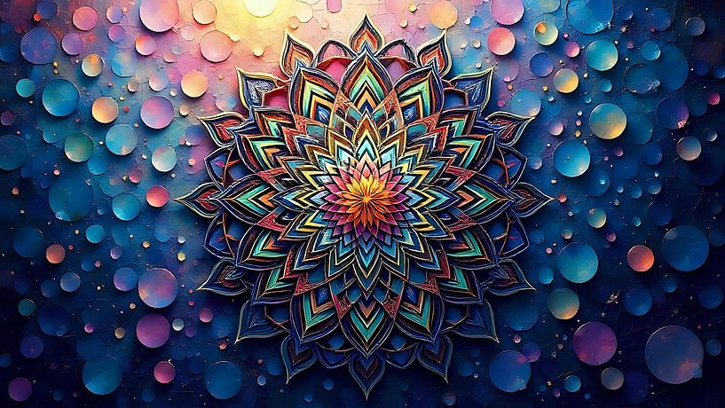 Mandala art by Jean Pierre
