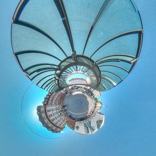 Mini-planeet 360° - Homme de Fer in Straatsburg