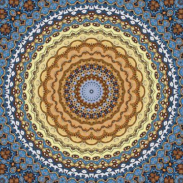 Mandala Goldener Oktober von Marion Tenbergen