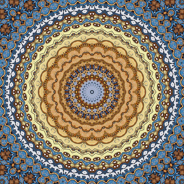 Mandala des octobre dorés  par Marion Tenbergen