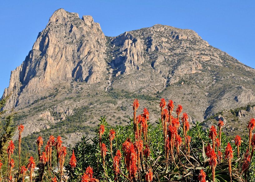 Rugged mountains on the Alicante coast by insideportugal