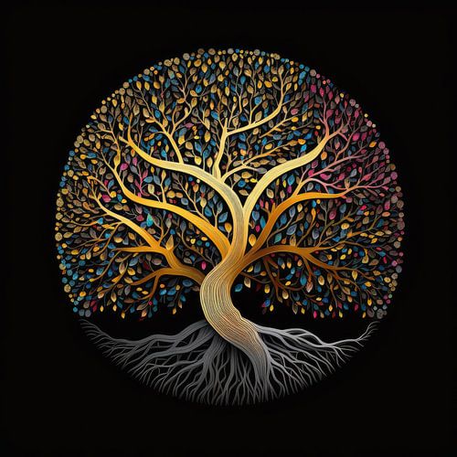 Arbre de vie rond