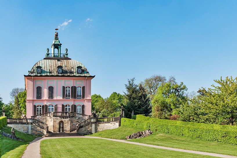 Het kleine fazantenkasteel in Moritzburg, Duitsland van Gunter Kirsch