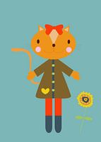 POES met bloem