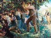 Wijnoogst in Tirol, Peder Severin Krøyer van Meesterlijcke Meesters thumbnail