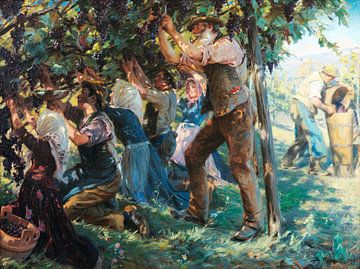 Wijnoogst in Tirol, Peder Severin Krøyer