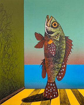 Fisch im Zimmer von Helmut Böhm