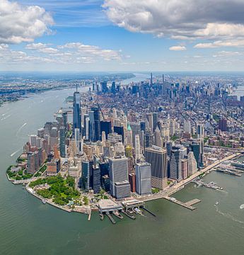 New York City van boven van Eline Huizenga