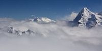 Eiger above the clouds
