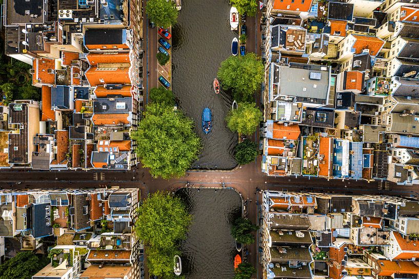 Amsterdam von oben von Patrick Ouwerkerk
