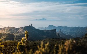 Blick vom Pico de las Nieves auf Gran Canaria von Visuals by Justin