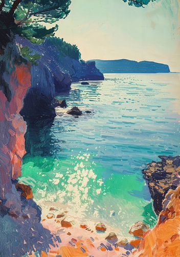 Op Matisse geïnspireerd landschap