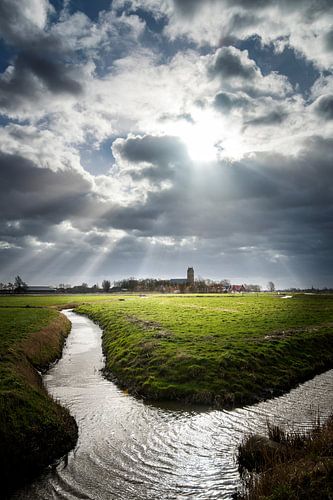 Jorwert, Friesland - sfeervol dorpsgezicht