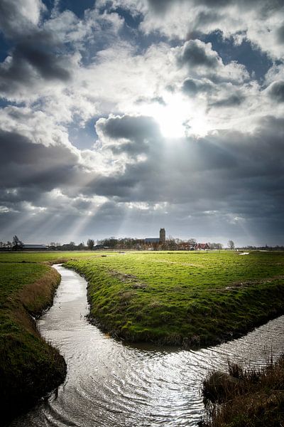 Jorwert, Friesland - stimmungsvolles Dorfbild von Keesnan Dogger Fotografie