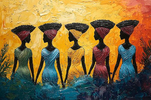 Afrikanische traditionelle Frauen