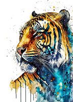 Water Color Tiger