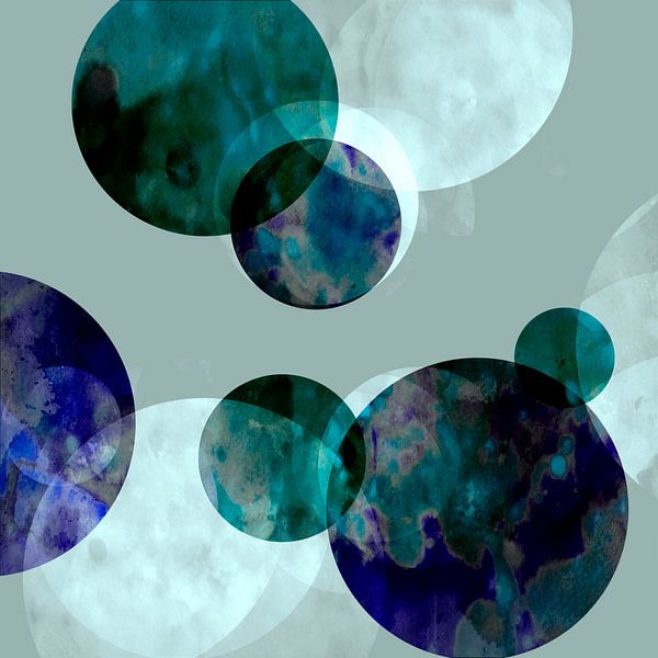Encaustic abstraction by Mad Dog Art