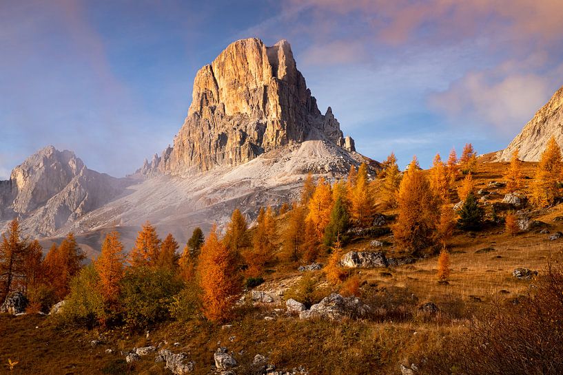 Gouden Dolomieten Landschap, Italië van Adelheid Smitt