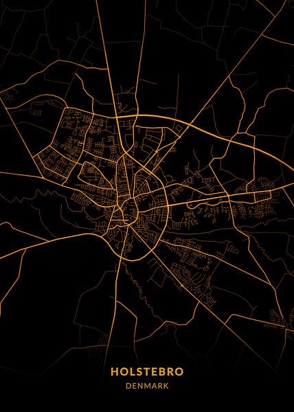 Holstebro City Map by Kenda Maruyama