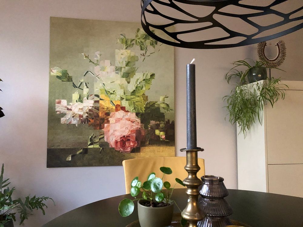 Mosaïque d'une nature morte  par Marja van den Hurk 