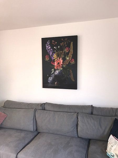 Customer photo: Royal Flora by Fine Art Flower - Artist Sander van Laar, on canvas