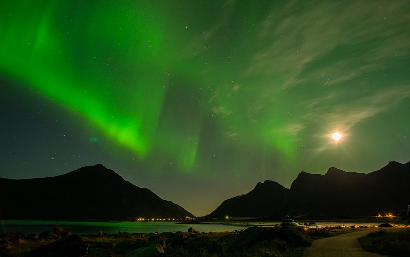 Nordlichter Vesteralen Norwegen von Harry Punter