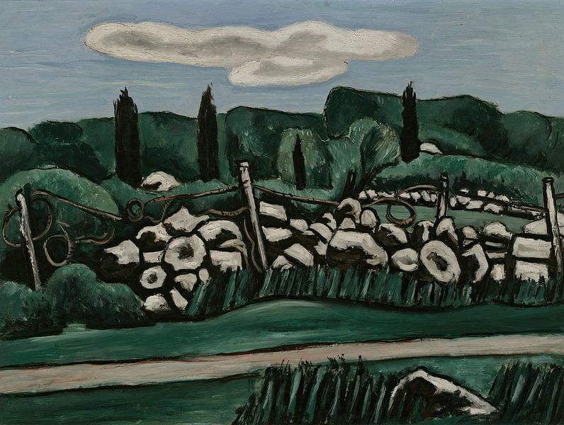 The Last Stone Walls, Dogtown (c. 1936-37) by Marsden Hartley by Peter Balan