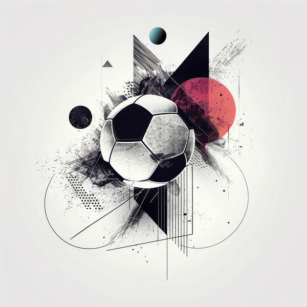 Voetbal van Poster Art Shop