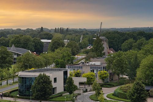 Stukje van Weert met de Wilhelmus Hubertus molen