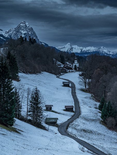 Ambiance hivernale à Wamberg près de Garmisch - Partenkirchen par Markus Weber