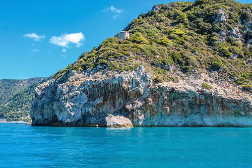 Beautiful views over the west coast of Lefkas