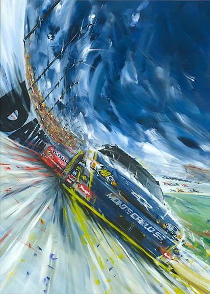Nascar by Rivlows Art