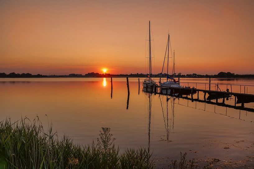 Zomeravond op de Schlei van Sabine Wagner