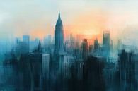 Sunset over Manhattan by Thea thumbnail