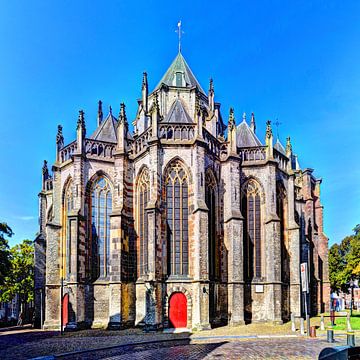 Grote of Onze-Lieve-Vrouwekerk Dordrecht Nederland van Hendrik-Jan Kornelis