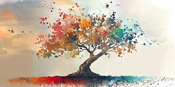 Baum des Lebens in Farbe von Studio BB